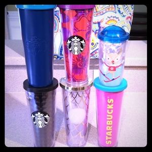 Starbucks Venti Cold cups without straws